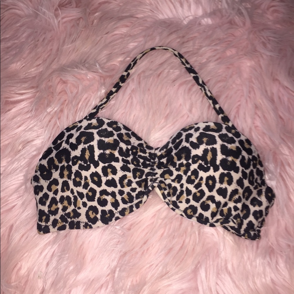 Cheetah bathing suit top